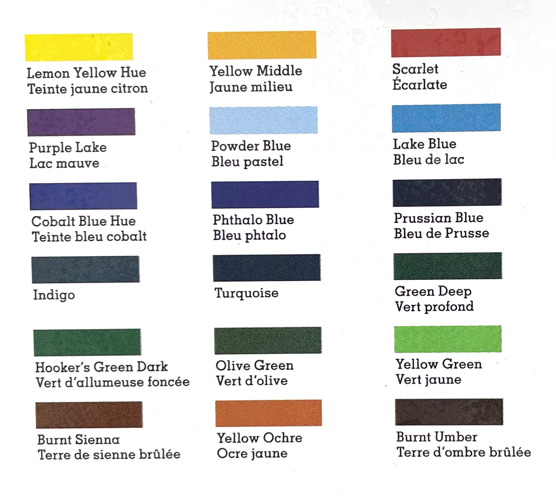 Landscape 18-Colour Palette