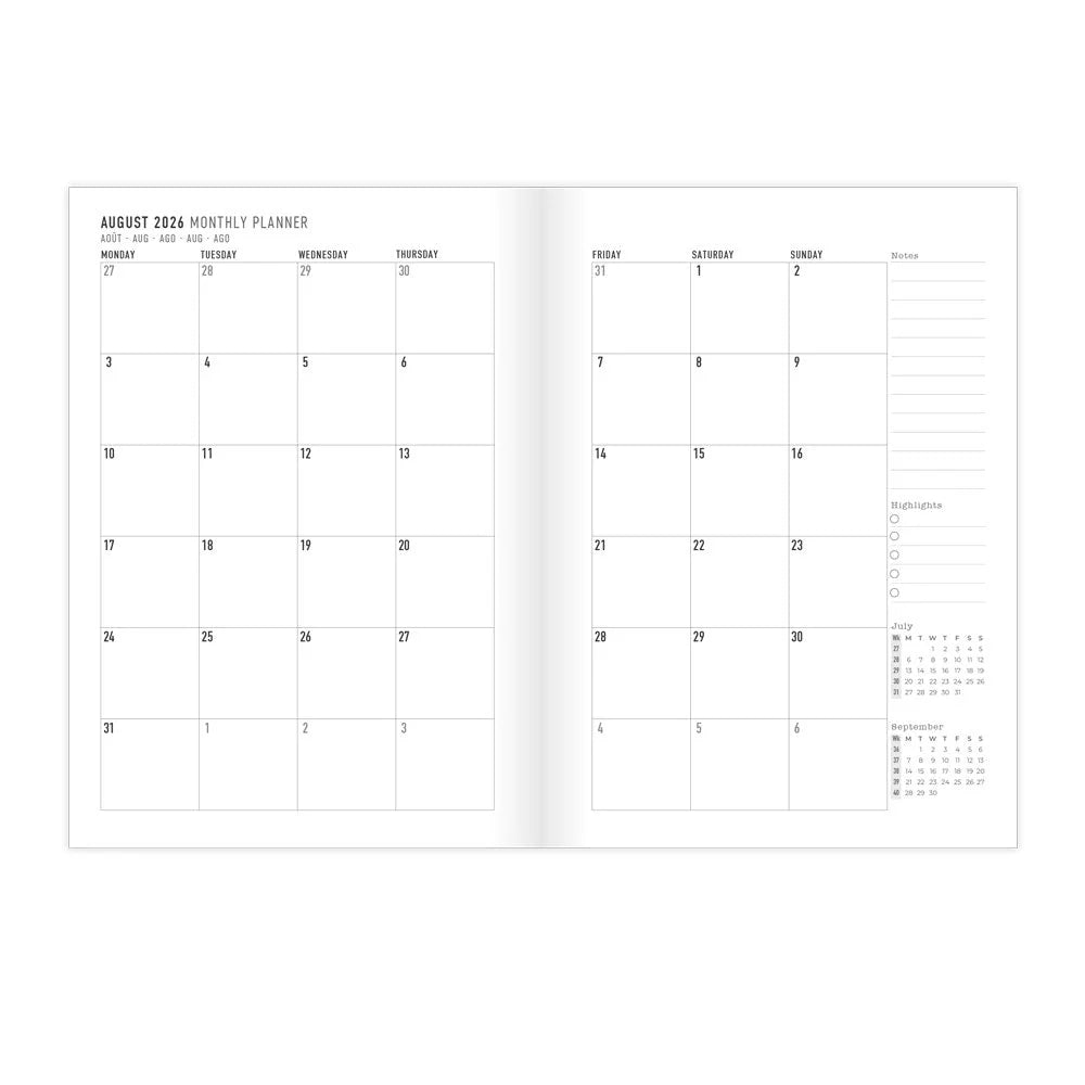 Letts Little Joys A5 Academic Week-to-View Planner 2026–2027 Blue