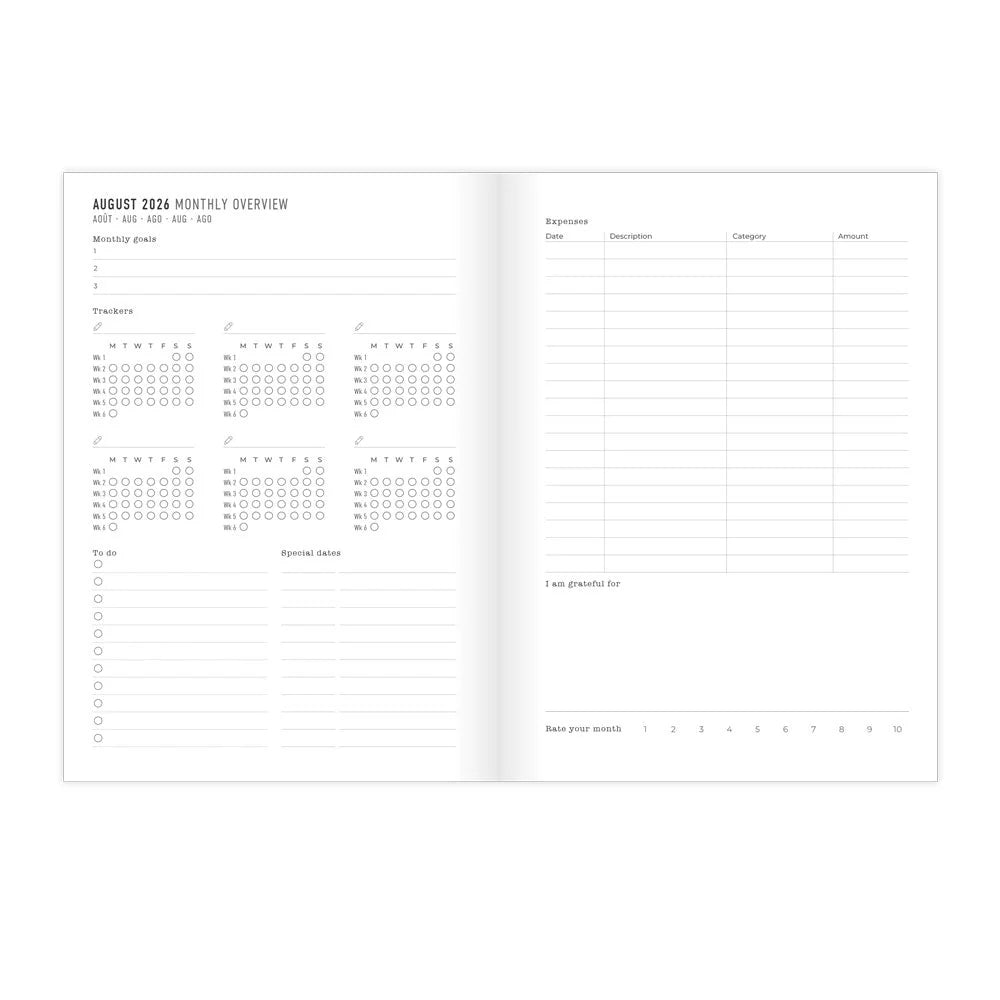 Letts Little Joys A5 Academic Week-to-View Planner 2026–2027 Blue