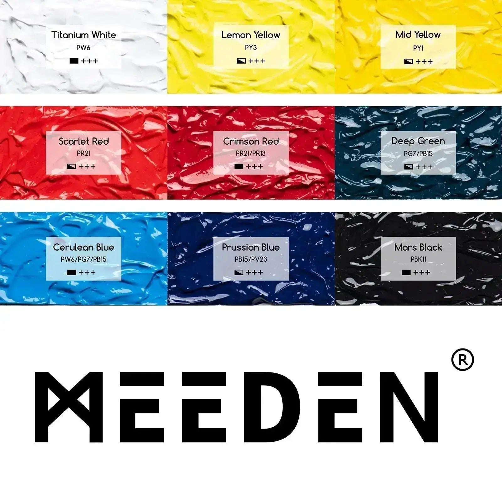 Acrylic 9-Colour Set