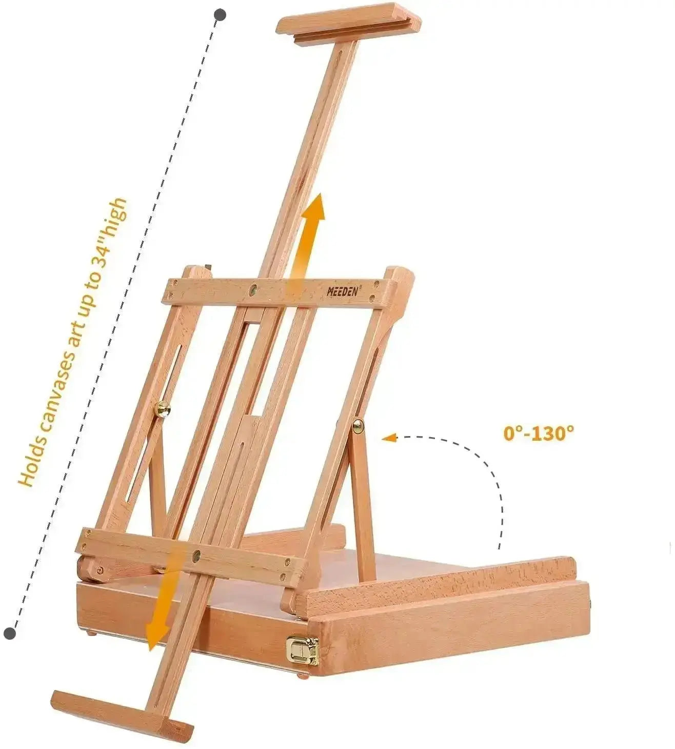 Beechwood Sketch Box Table-Top Easel