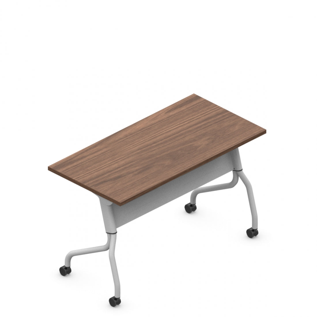 Offices To Go Newland Flip-Top Training Table with Tungsten Legs – 48" flip-top table