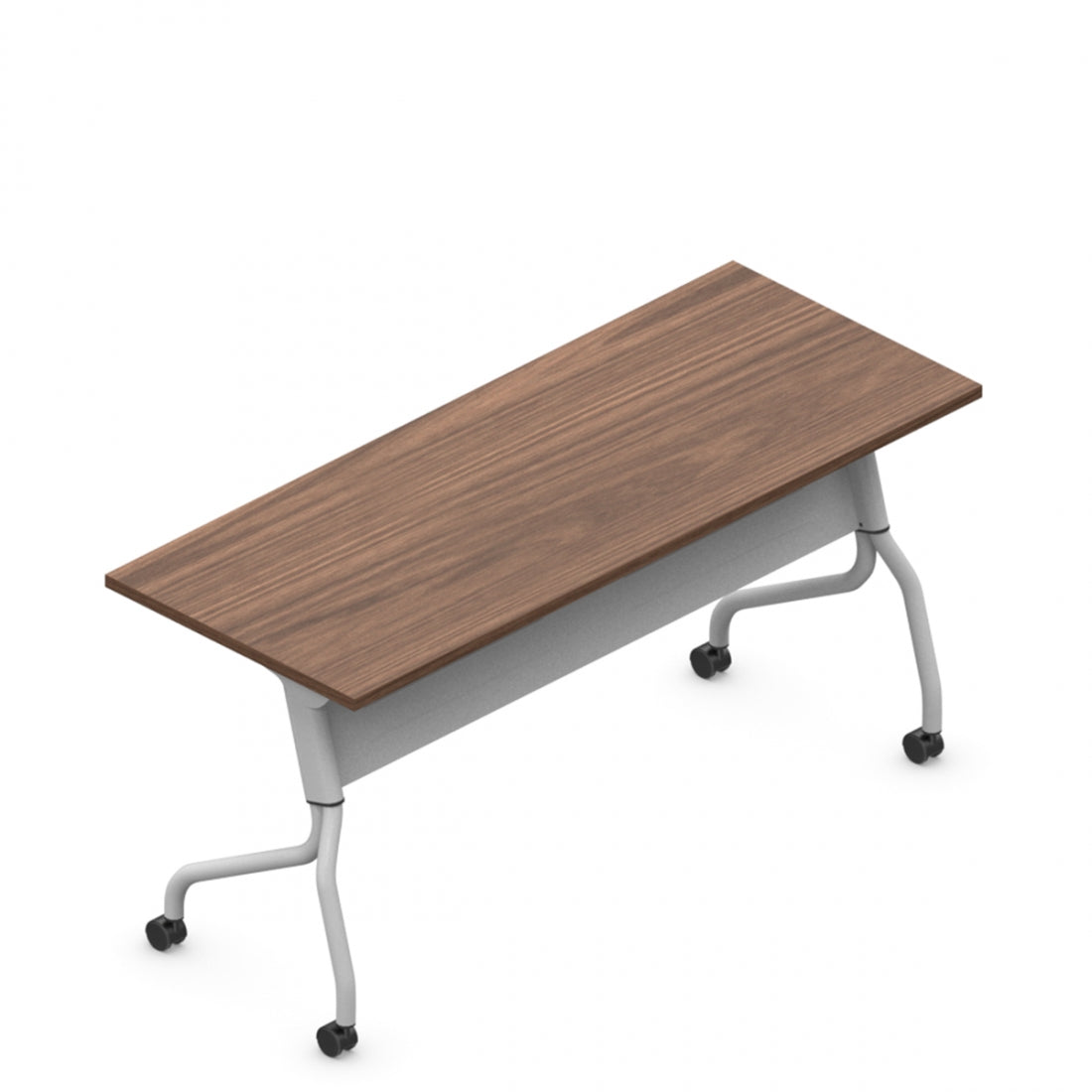 Offices To Go Newland Flip-Top Training Table with Tungsten Legs – 60" flip-top table