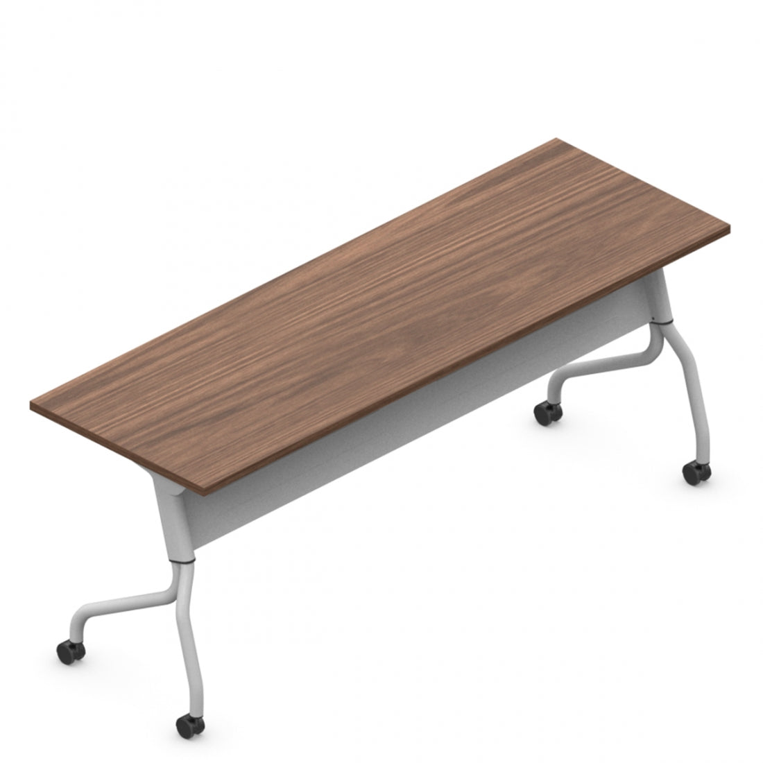 Offices To Go Newland Flip-Top Training Table with Tungsten Legs – 72" flip-top table