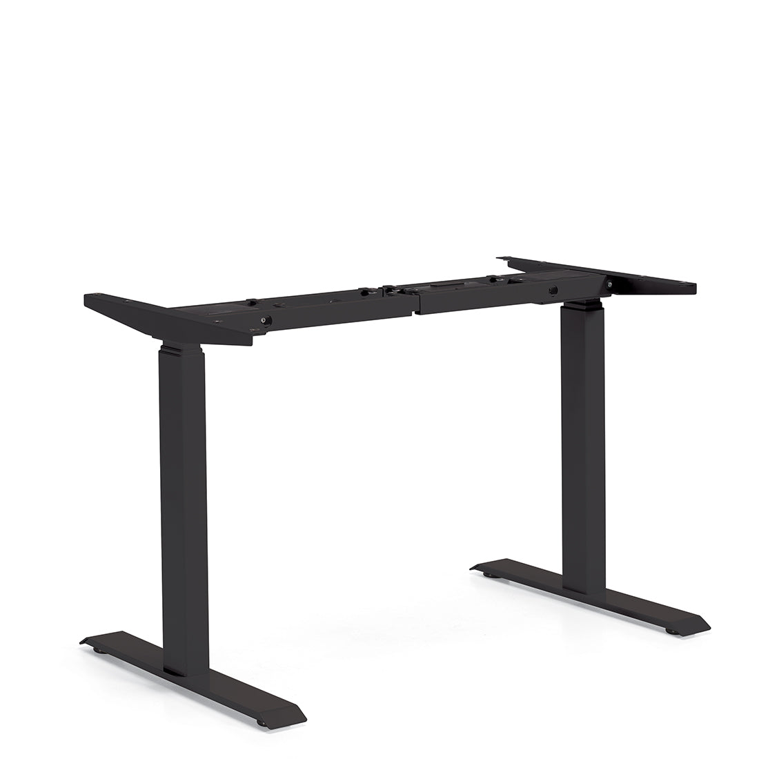 Offices To Go Newland Electric Height-Adjustable Base & L-Return Leg Kit – 2-leg base, Black