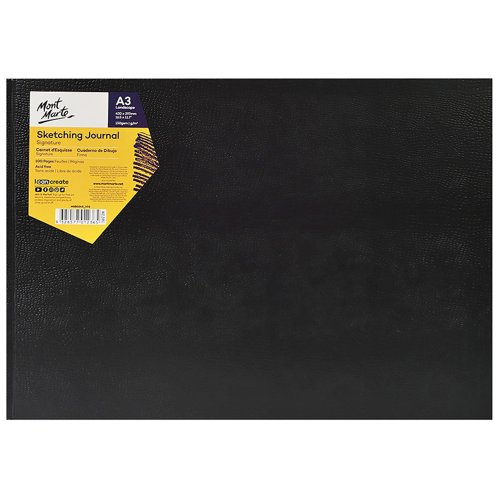 Mont Marte Hardcover Sketching Journals