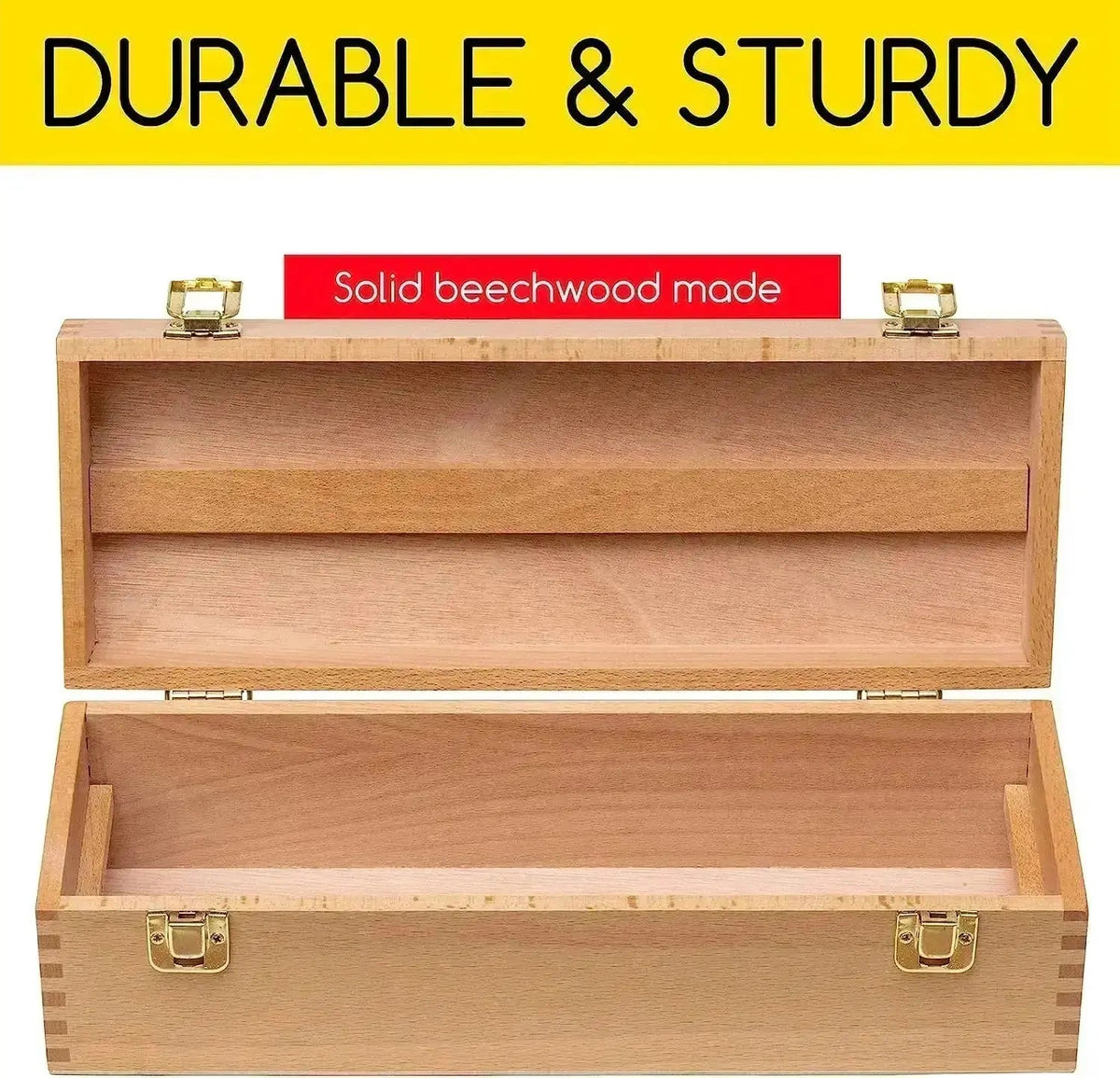 Meeden Medium Beechwood Artist Storage Box