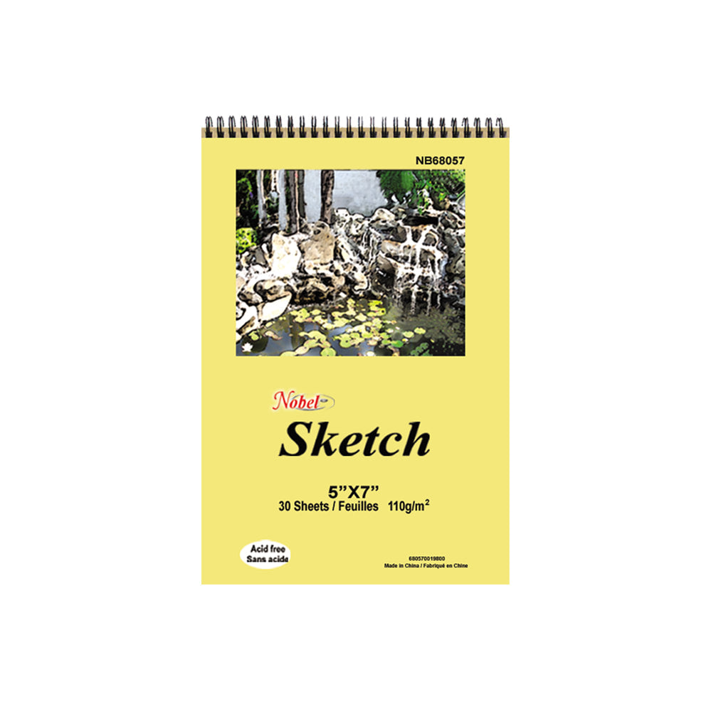 Nobel Sketchpad 5x7" 30-sheet