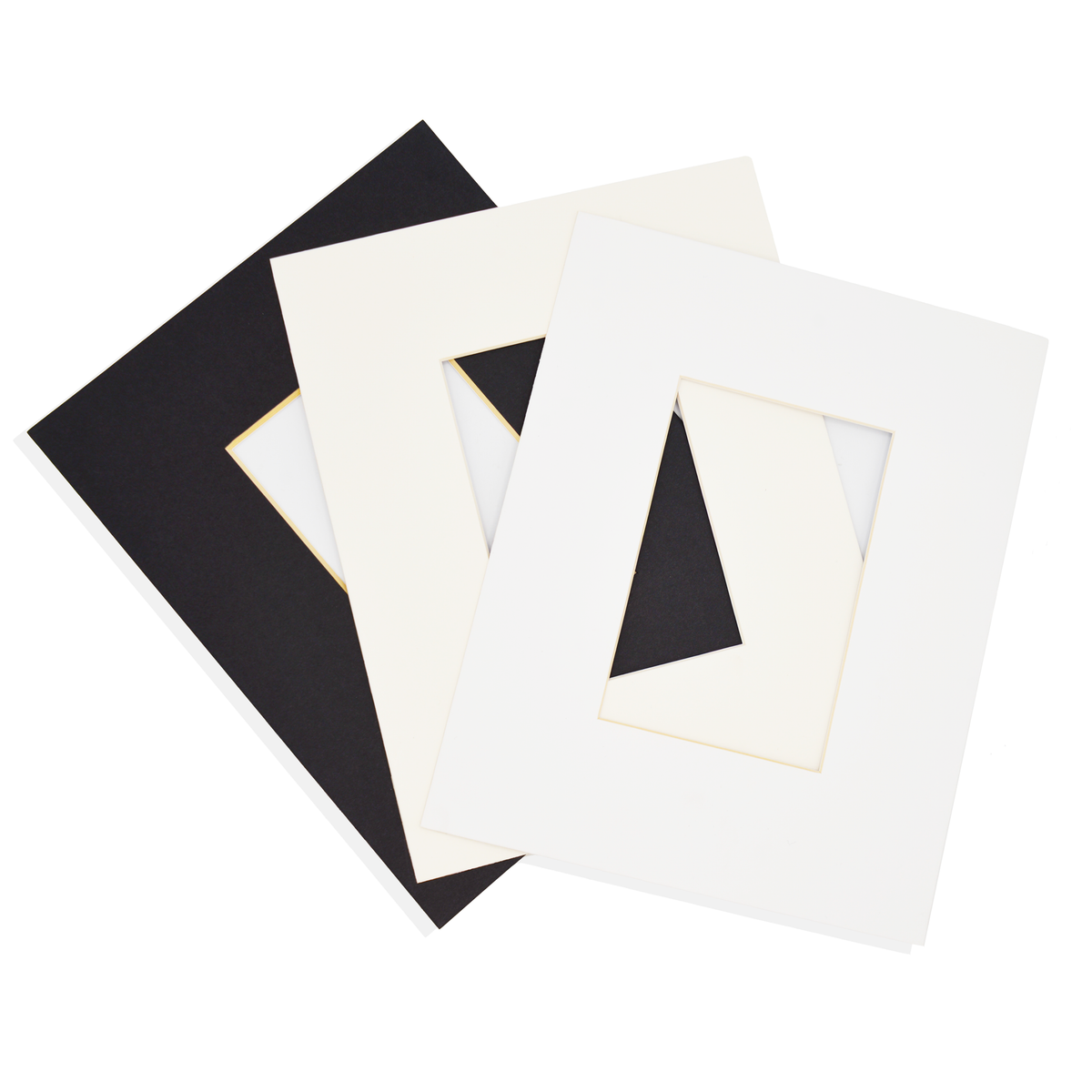 FC Art Pre-Cut Mat Board - White, 8x11" / 12x16"