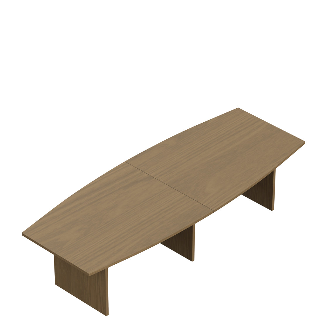 Offices To Go Newland Boat-Shaped Boardroom Table — 96" or 120" – 120" boat-shaped table