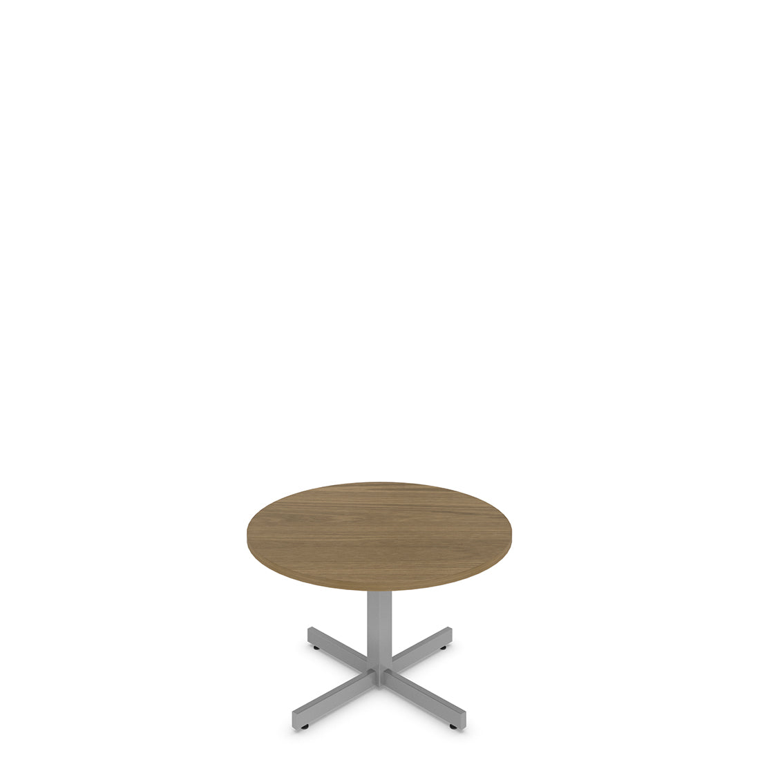 Offices To Go Newland Multi-Purpose Table with X-Base — 36" – 36" round coffee table