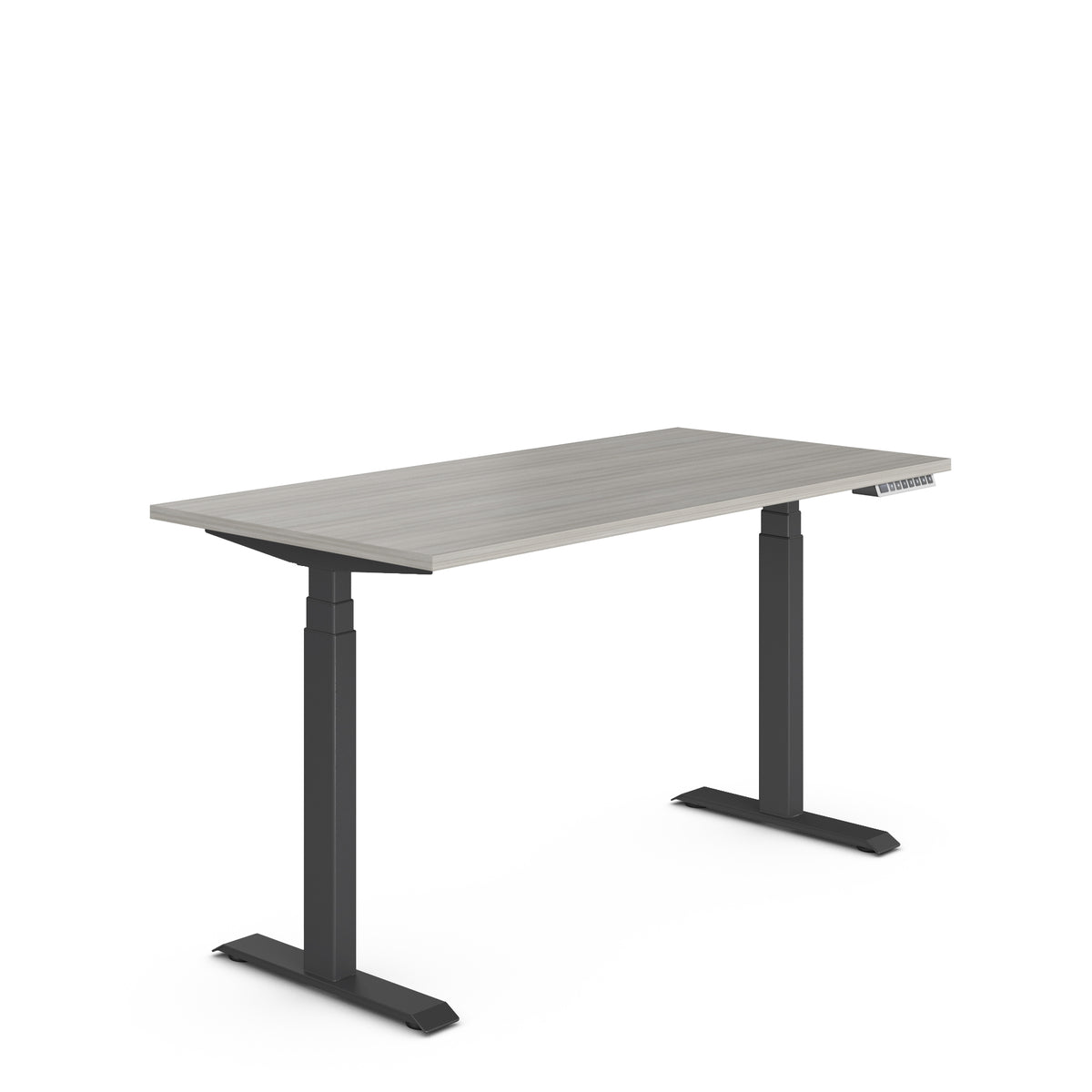 Newland Electric Height-Adjustable Desk – Noce Grigio top
