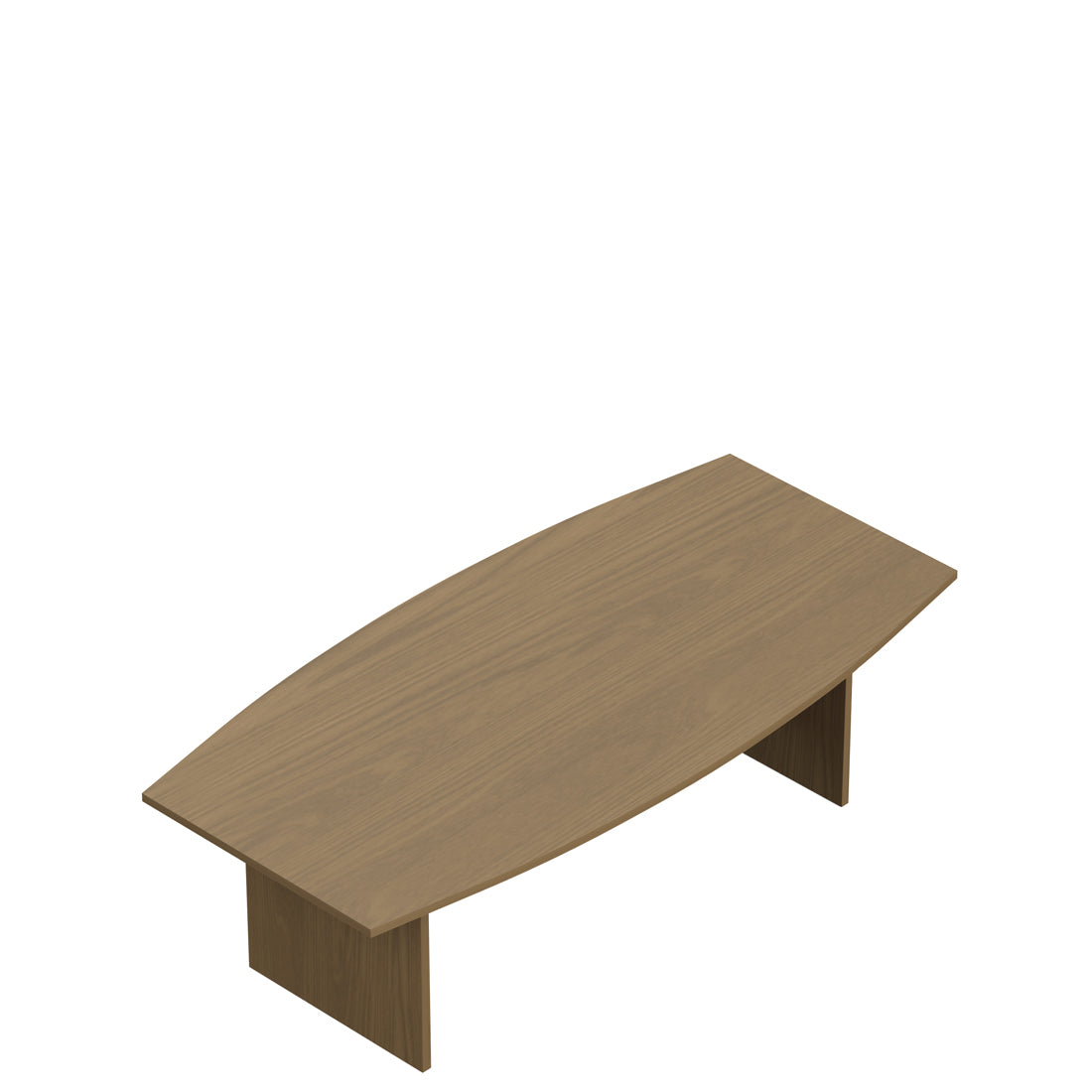 Offices To Go Newland Boat-Shaped Boardroom Table — 96" or 120" – 96" boat-shaped table