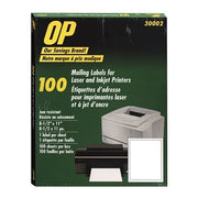 Printable Labels 8.5X11 - Single Sheet
