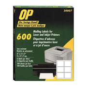 Printable Labels 3 1/3 X 4" - Single Sheet