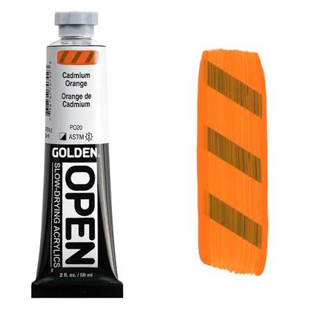 OPEN Acrylic Paint - Cadmium Orange, 2 oz