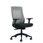 ZIM GREY HIGH BACK WEIGHT SENSING SYNCHRO-TILTER