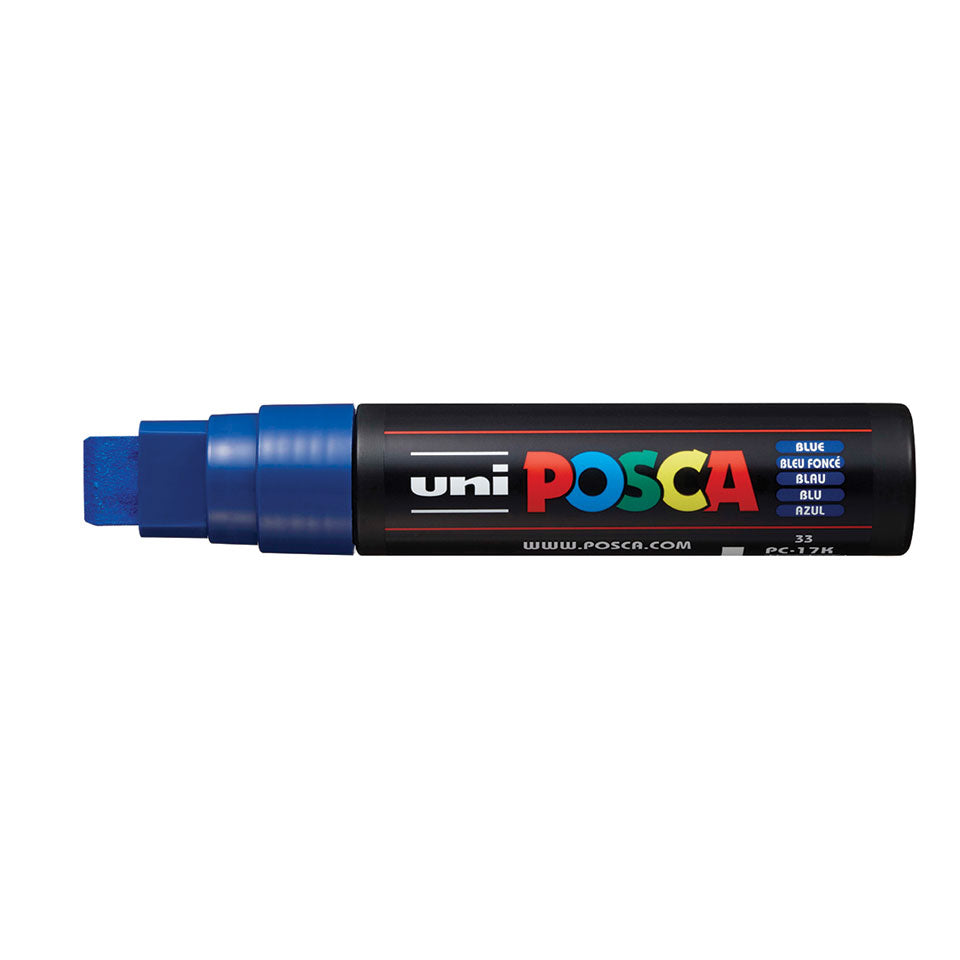 POSCA PC-17K Extra-Broad Chisel Tip Paint Marker – Blue 33
