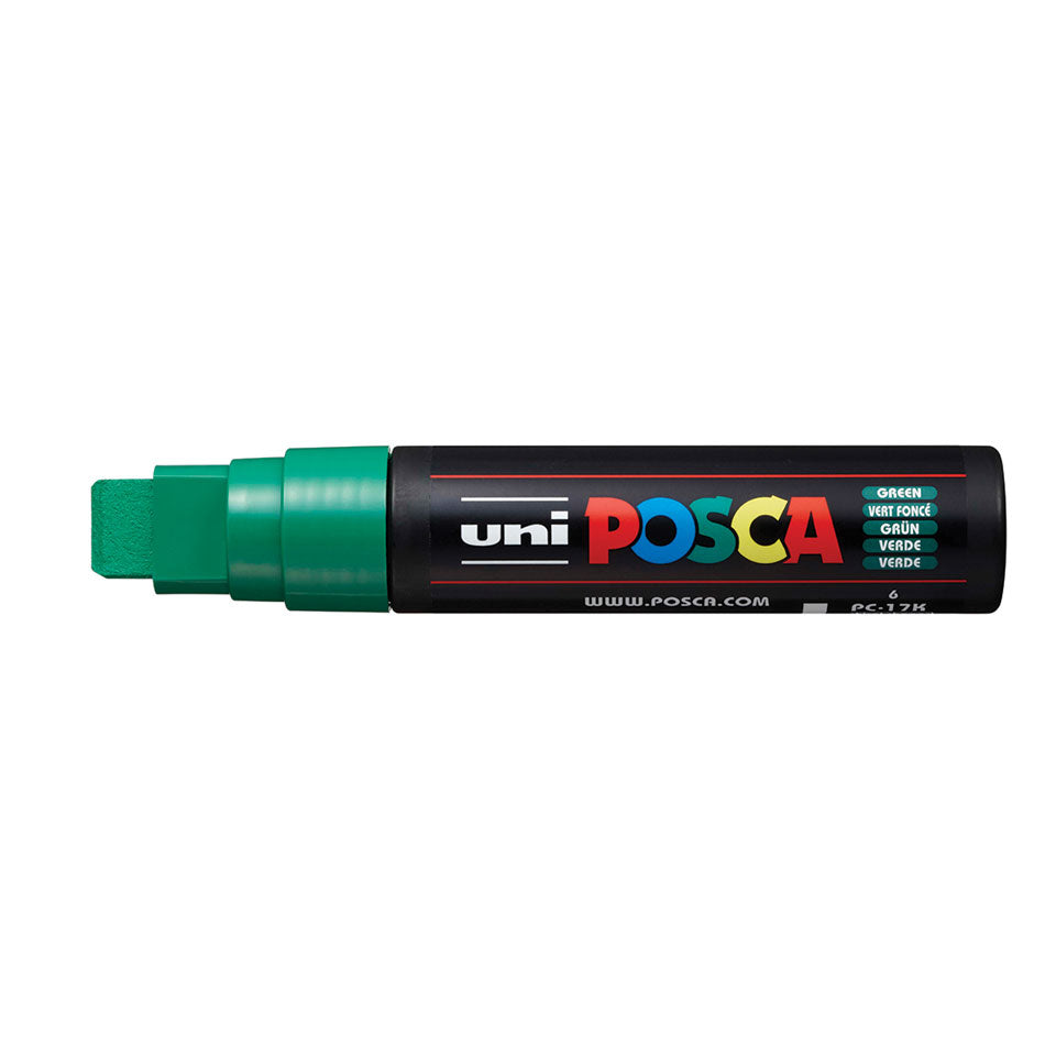 POSCA PC-17K Extra-Broad Chisel Tip Paint Marker – Green 06