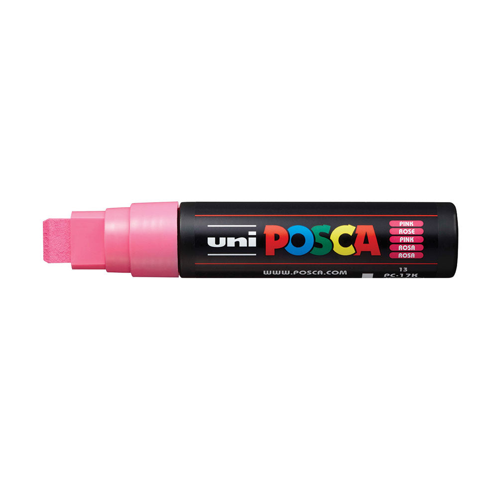 POSCA PC-17K Extra-Broad Chisel Tip Paint Marker – Pink 13