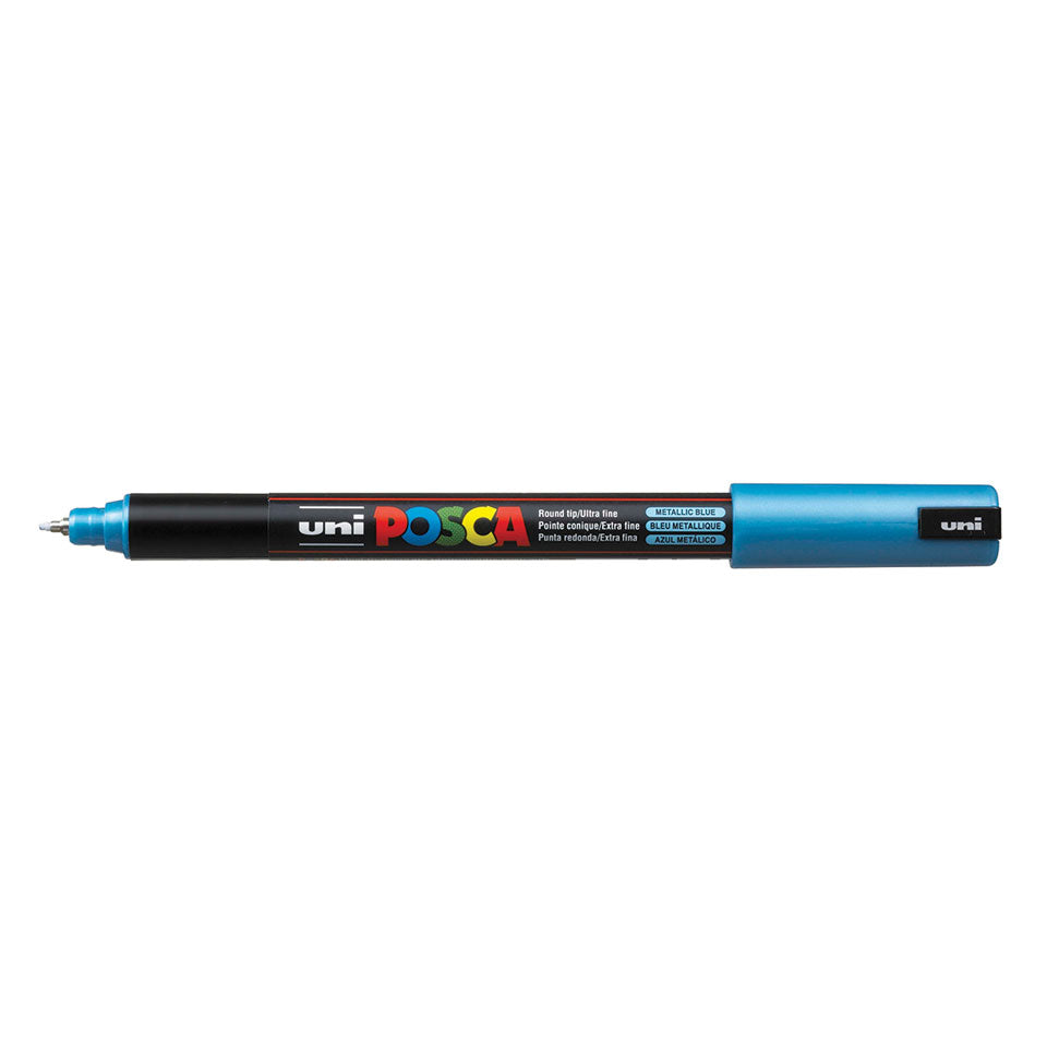 POSCA PC-1MR Ultra-Fine Paint Marker – Metallic Blue M33