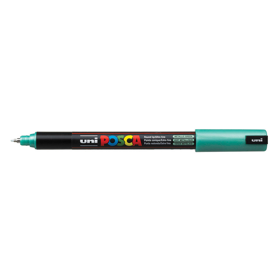 POSCA PC-1MR Ultra-Fine Paint Marker – Metallic Green M6