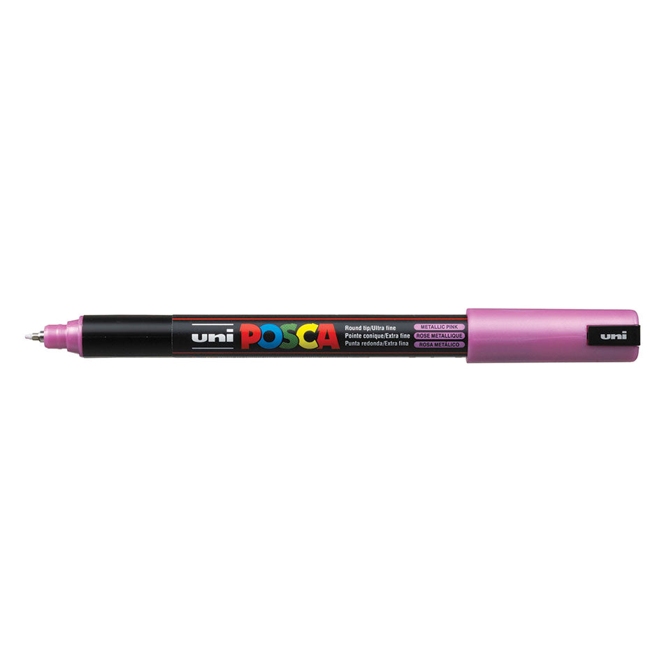 POSCA PC-1MR Ultra-Fine Paint Marker – Metallic Pink M13