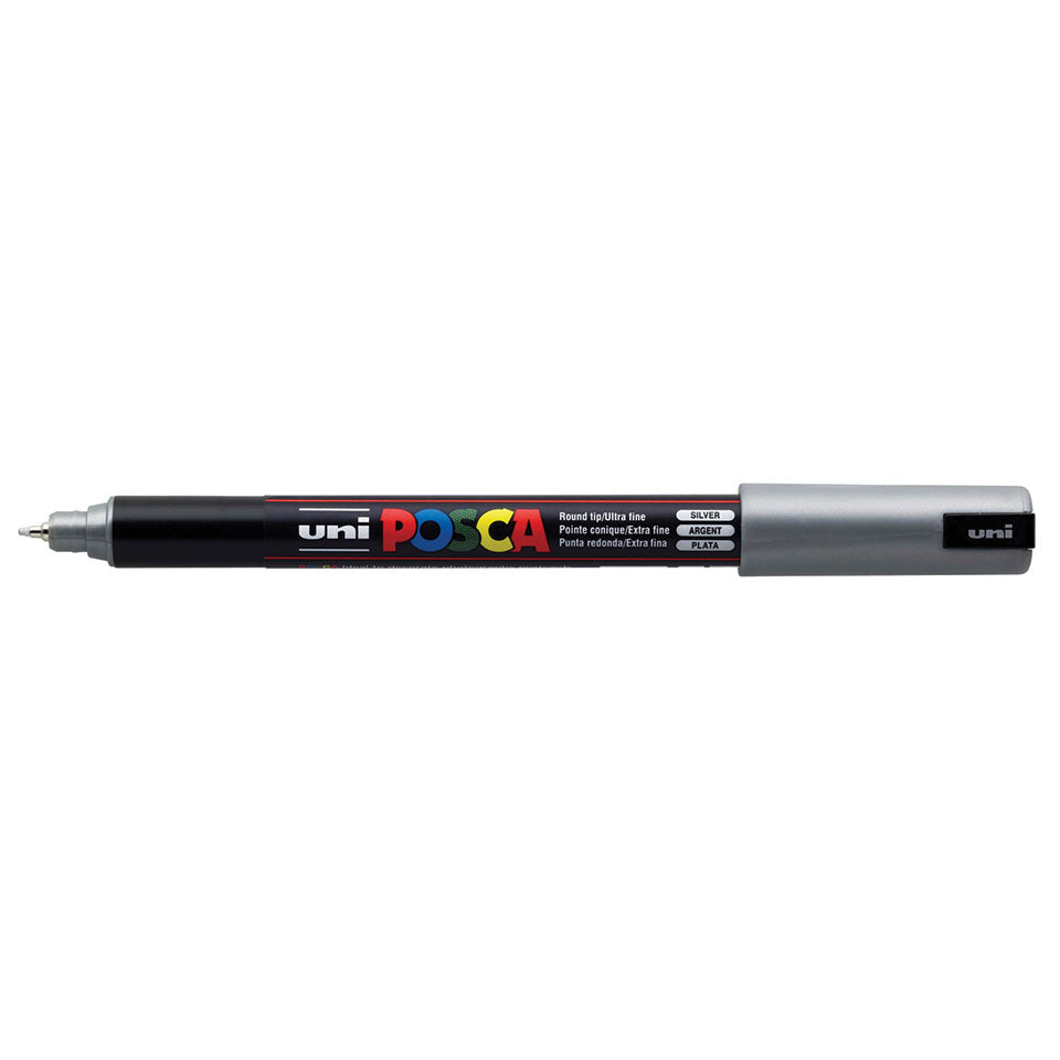 POSCA PC-1MR Ultra-Fine Paint Marker – Silver 26