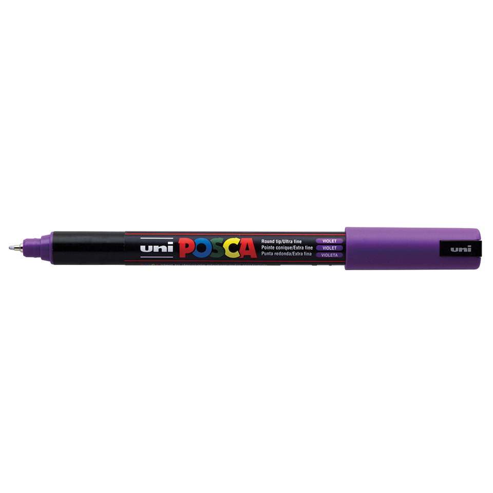 POSCA PC-1MR Ultra-Fine Paint Marker – Violet 12