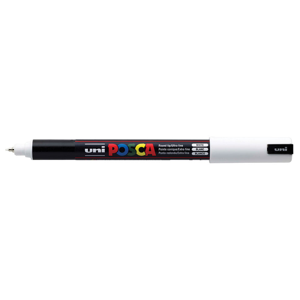 POSCA PC-1MR Ultra-Fine Paint Marker – White 01