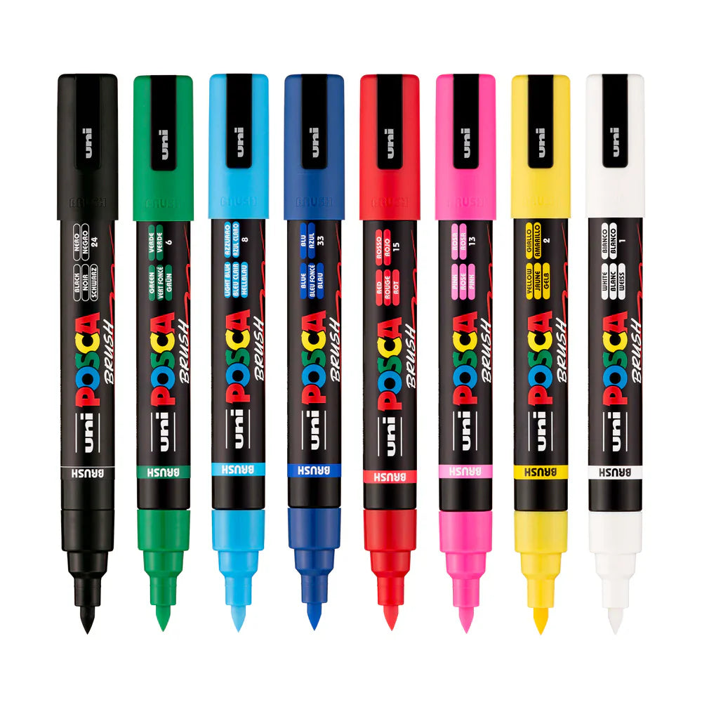 Posca Brush Marker Sets