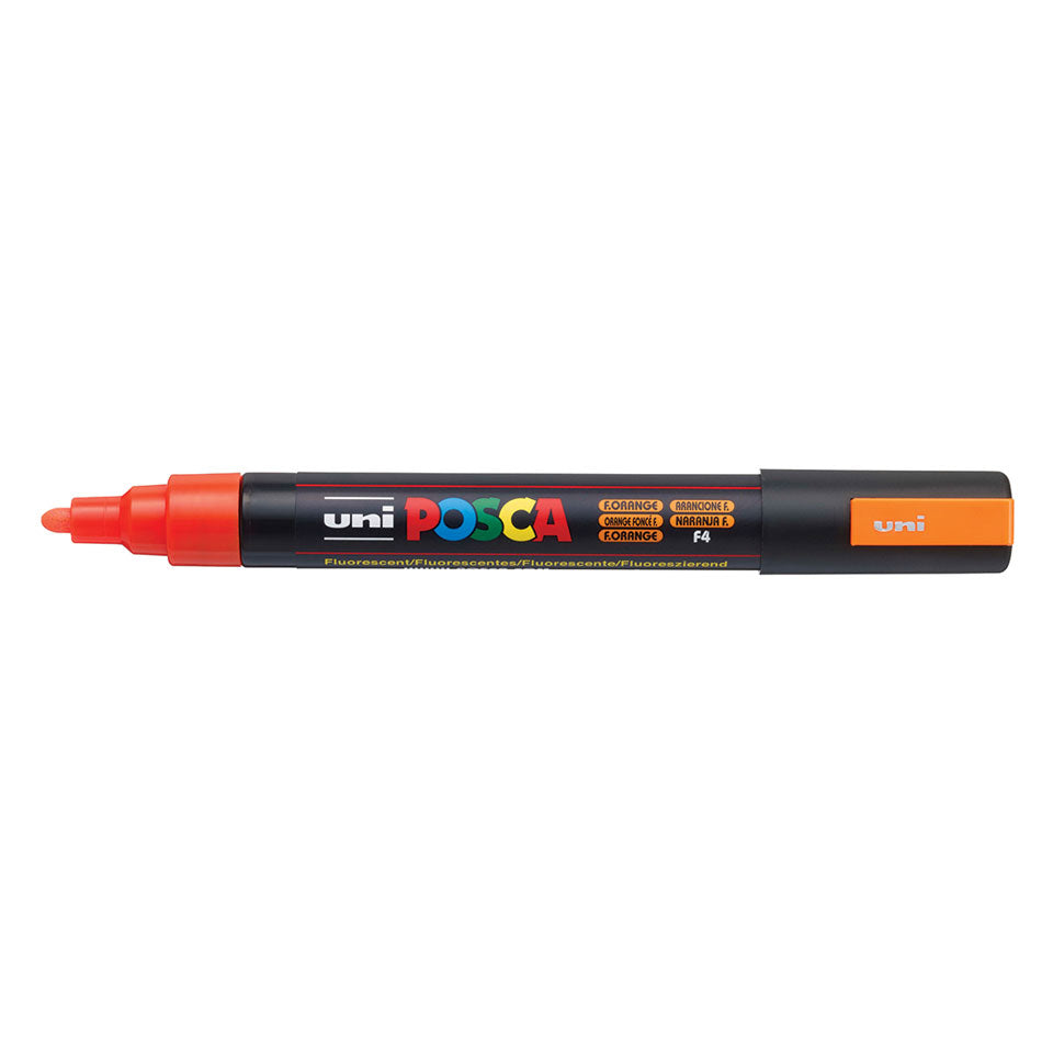 POSCA PC-5M Medium Paint Marker – Fluorescent Orange F4