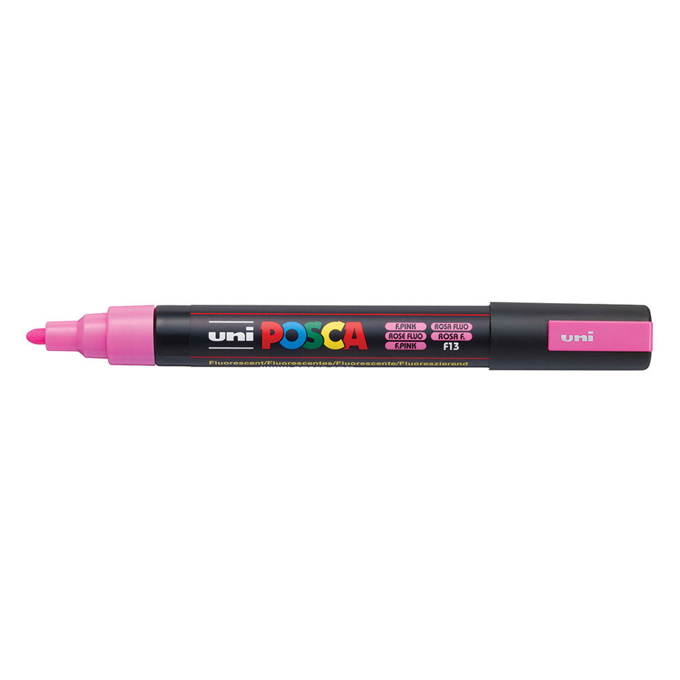 POSCA PC-5M Medium Paint Marker – Fluorescent Pink F13