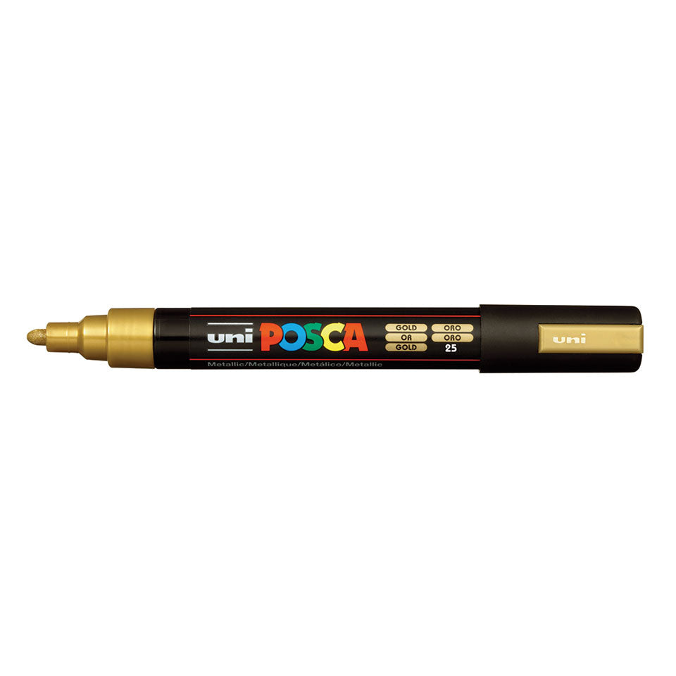 POSCA PC-5M Medium Paint Marker – Gold 25