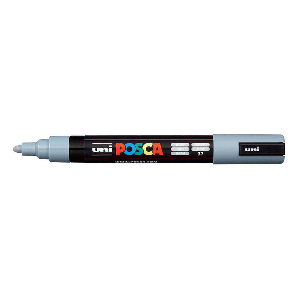 POSCA PC-5M Medium Paint Marker – Grey 37