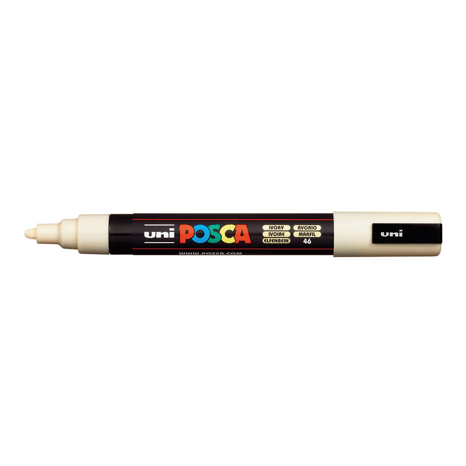 POSCA PC-5M Medium Paint Marker – Ivory 46