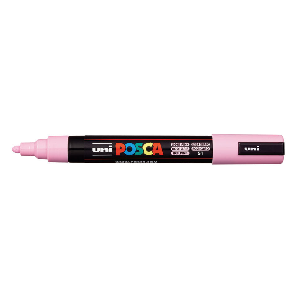 POSCA PC-5M Medium Paint Marker – Light Pink 51