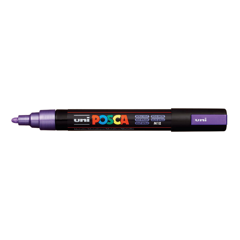 POSCA PC-5M Medium Paint Marker – Metallic Violet M12
