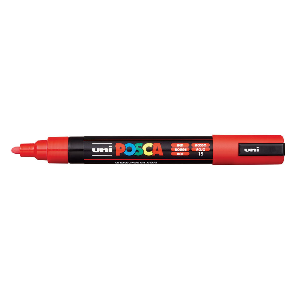POSCA PC-5M Medium Paint Marker – Red 15