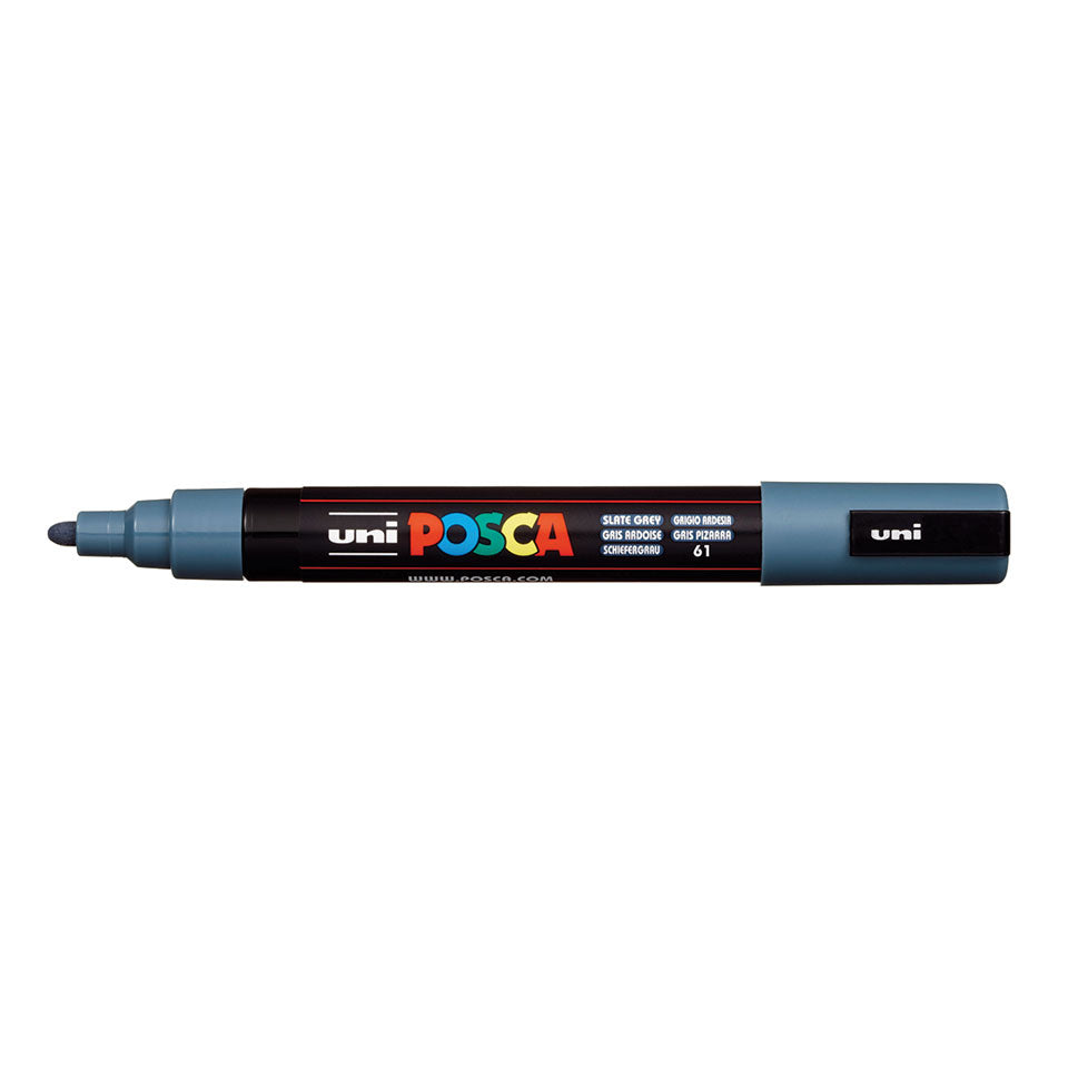 POSCA PC-5M Medium Paint Marker – Slate Grey 61