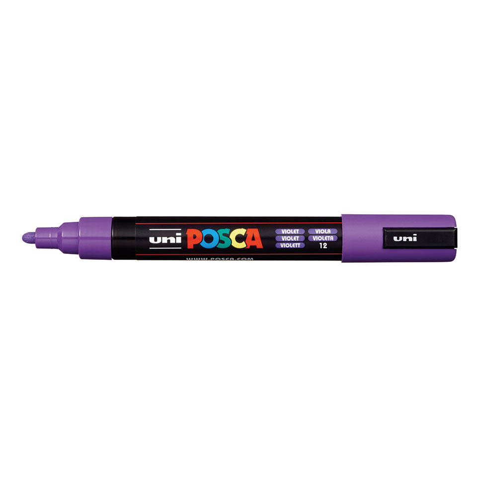 POSCA PC-5M Medium Paint Marker – Violet 12