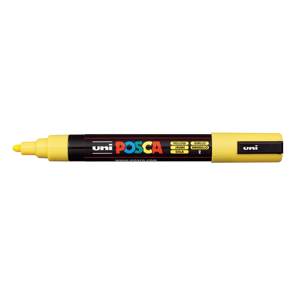 POSCA PC-5M Medium Paint Marker – Yellow 02