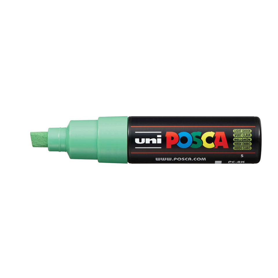 POSCA PC-8K Broad Chisel Tip Paint Marker – Light Green 05
