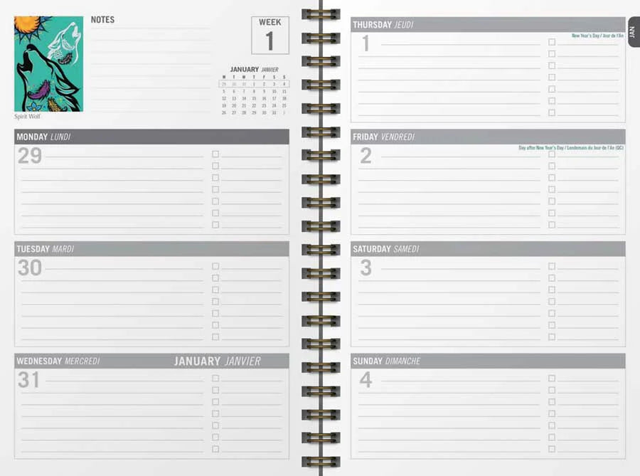 Indigenous Collection 2026 Weekly Planners