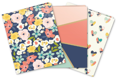 Pukka Pads Letter Portfolio Floral Love Asstd