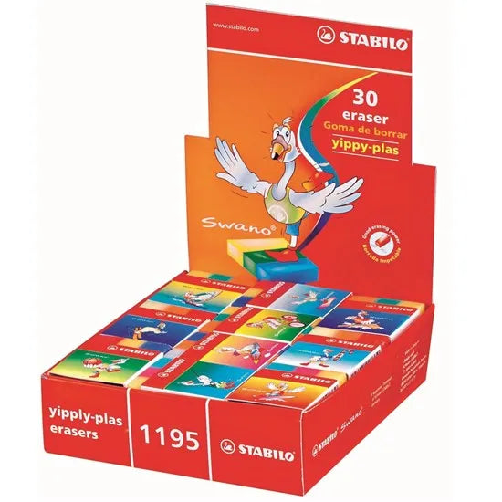 Eraser Stabilo Mini Coloured Yippy-Plas