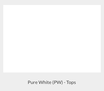HDL Innovations 30" x 66" Top - Pure White