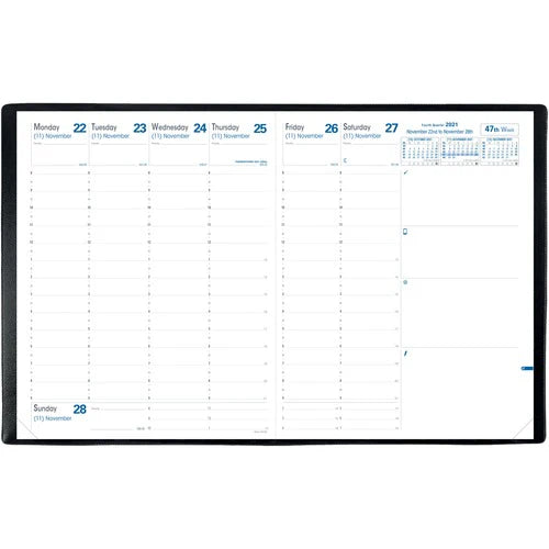 Quo Vadis President Weekly Planner 2027, 14-Month Nov 2026-Dec 2027, English, 8-1/4"x10-3/4"