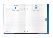 Quo Vadis Textagenda Academic Daily Planner 2026/27, Bilingual, Blue, 4-3/4"x6-3/4"