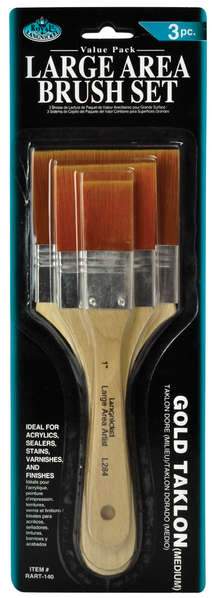 Large Area Synthetic Brush Sets